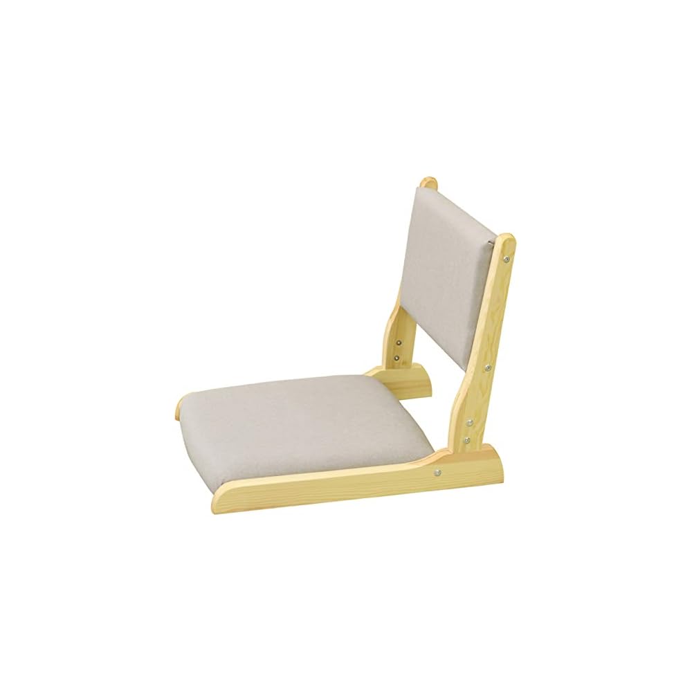 Cushioned Japanese floor chair wooden floor chair folding Japanese floor chair Japanese-style seat backrest low chair Japanese-style room floor chair simple chair Japanese-style room chair (18)