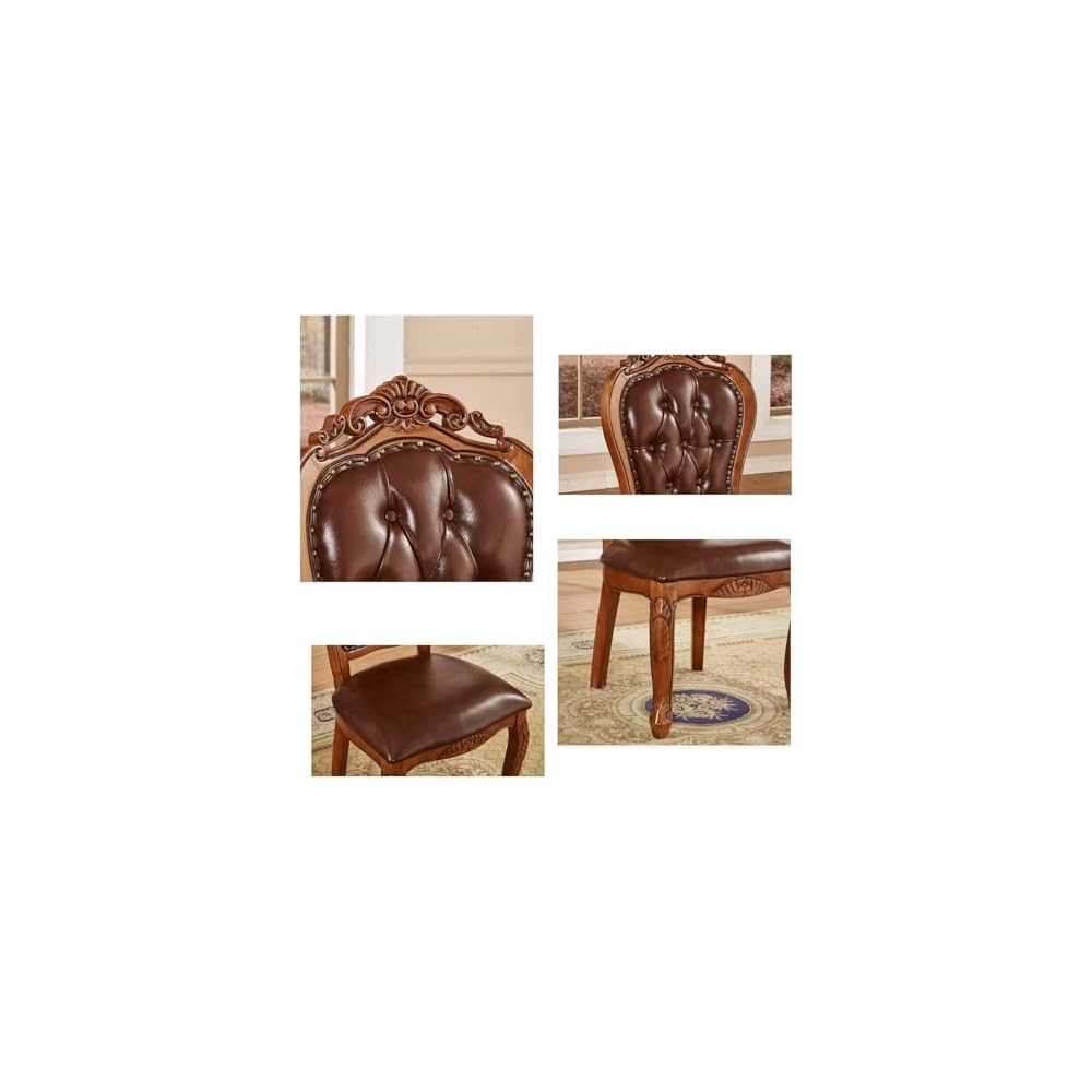 PU Sofa Chair Leather European Style Lounge Chair Minimalist Genuine Leather Wooden Chair Leisure Coffee Couch American Style Solid Wood for Home Negotiation Restaurant Living Room Bedroo Whiskey Bar