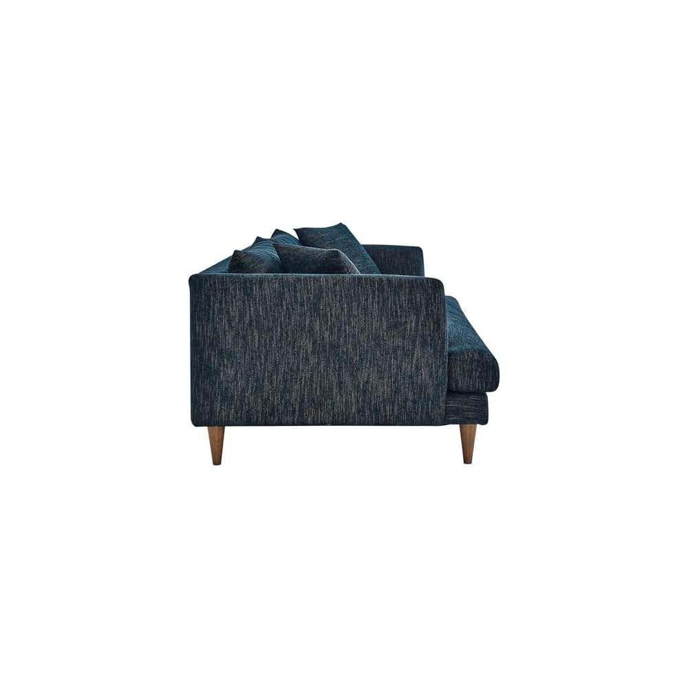 Modway EEI-6405-HEA Zoya Down Filled Overstuffed Sofa, Navy Fabric