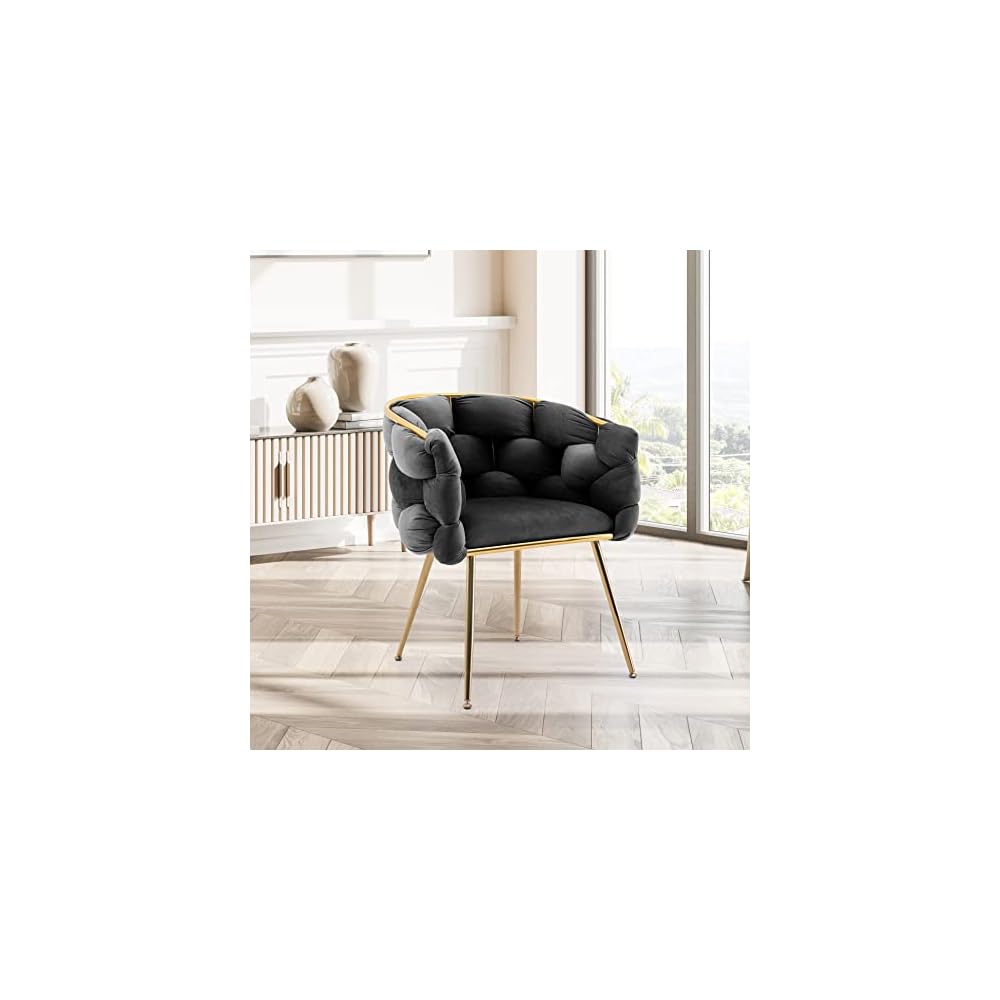 Velvet Single Accent Chair - Elegant Leisure & Comfort Sofa Chair for Living Room, Bedroom | Modern Design, Plush Seating | Ideal for Relaxation & Style Enthusiasts