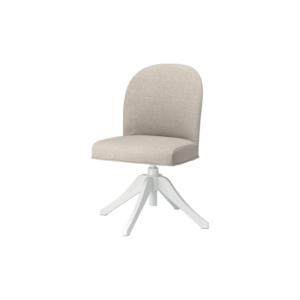ProTuning ROSENTORP Swivel chair, white/Kilanda beige