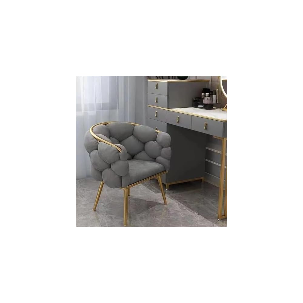 rious P Velvet Armchair with den Metal Legs Modern Design for Bedroom Living Room Café and Vani Comfortable & Slish Accent Chair