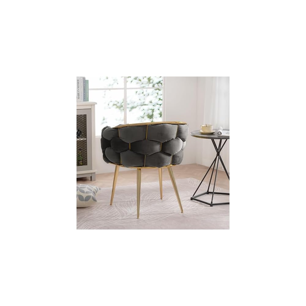 Velvet Single Accent Chair - Elegant Leisure & Comfort Sofa Chair for Living Room, Bedroom | Modern Design, Plush Seating | Ideal for Relaxation & Style Enthusiasts