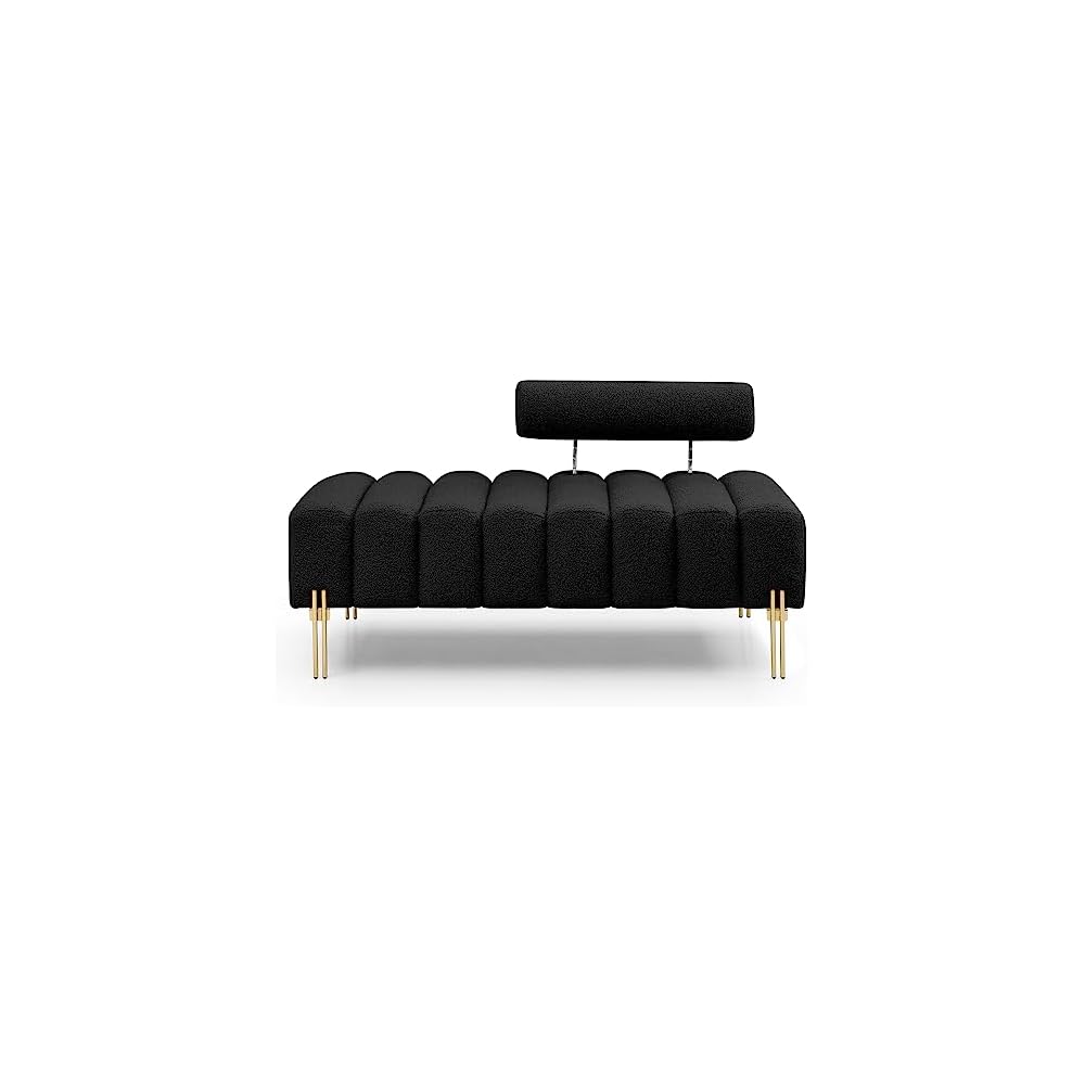 NIOIIKIT 53.2" Loveseat Sofa Couch with Adjustable Backrest, Accent Sofa