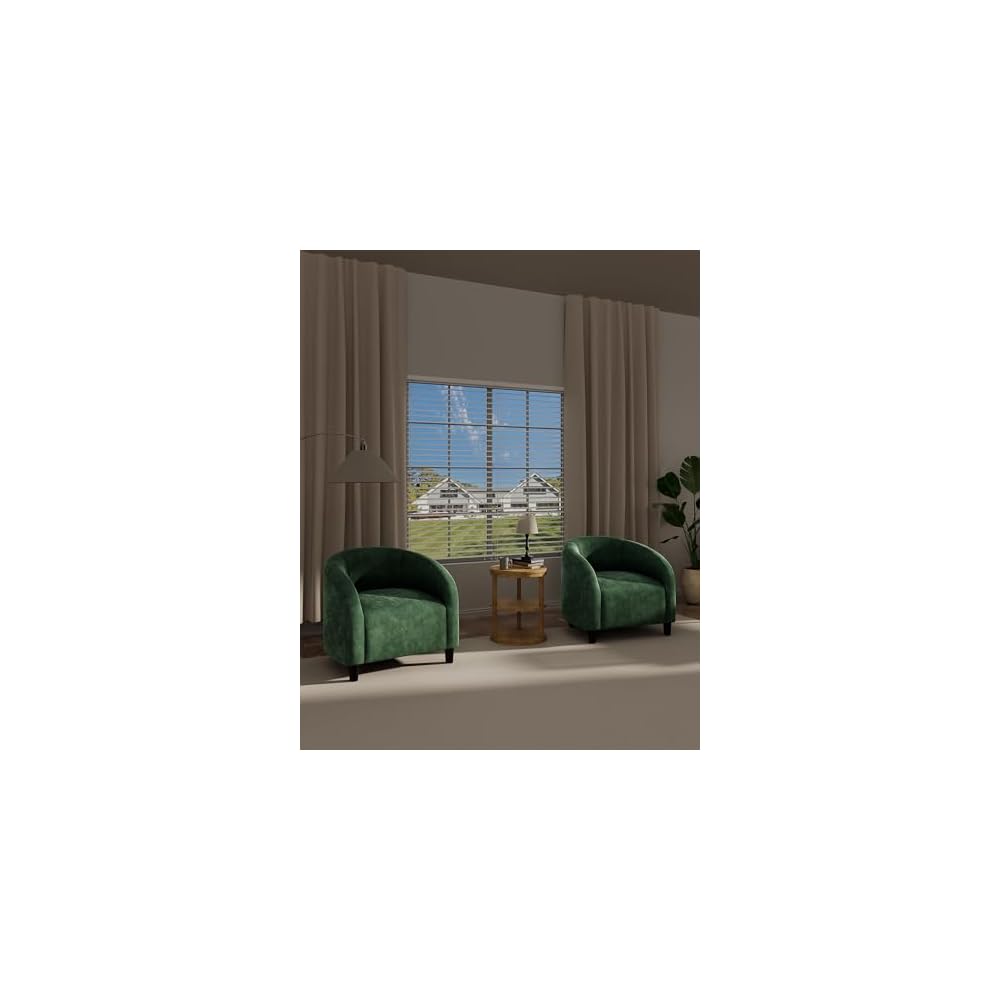 GarveeHome Linen Look Lounge Chair for Living Room