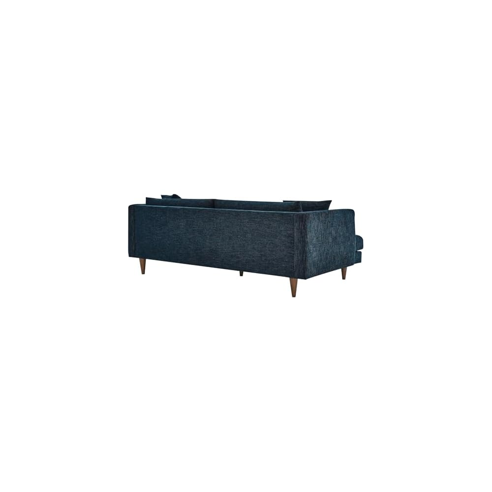 Modway EEI-6405-HEA Zoya Down Filled Overstuffed Sofa, Navy Fabric
