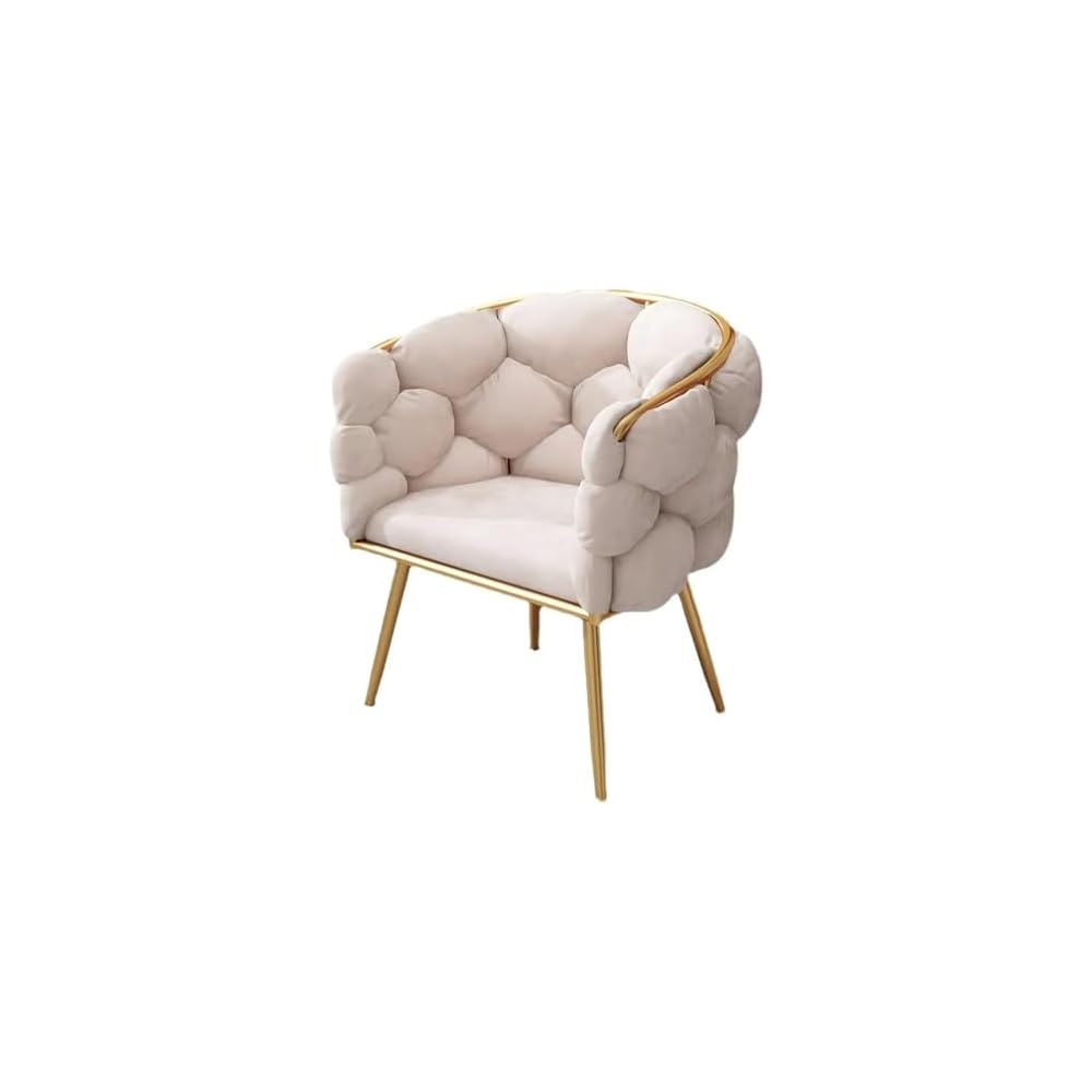 rious P Velvet Armchair with den Metal Legs Modern Design for Bedroom Living Room Café and Vani Comfortable & Slish Accent Chair