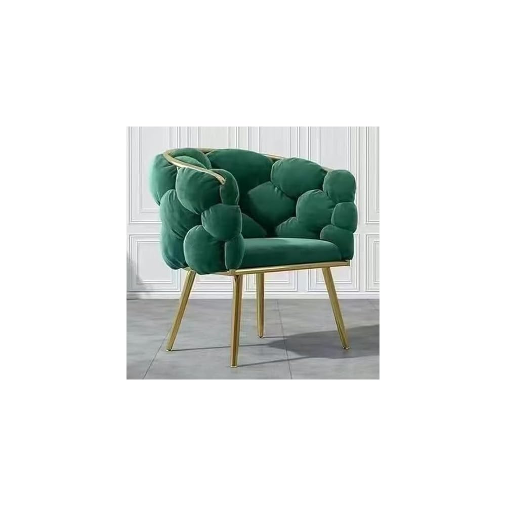 rious P Velvet Armchair with den Metal Legs Modern Design for Bedroom Living Room Café and Vani Comfortable & Slish Accent Chair