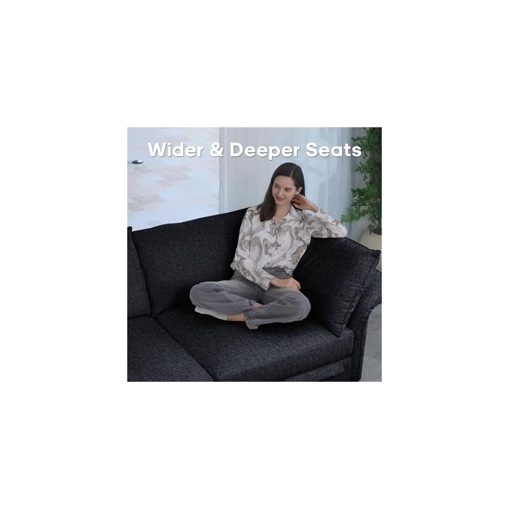 DreamDashio Oversized Sectional Sleeper Sofa Bed with Storage, 159" 12-Seat