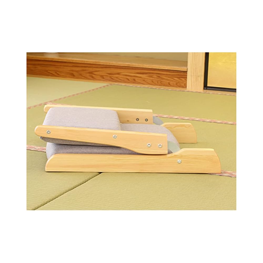 Cushioned Japanese floor chair wooden floor chair folding Japanese floor chair Japanese-style seat backrest low chair Japanese-style room floor chair simple chair Japanese-style room chair (16)