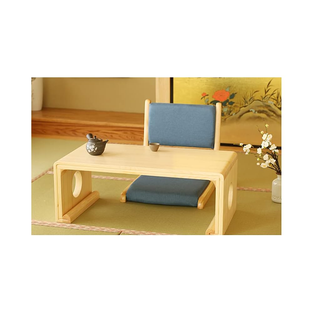 Cushioned Japanese floor chair wooden floor chair folding Japanese floor chair Japanese-style seat backrest low chair Japanese-style room floor chair simple chair Japanese-style room chair (16)