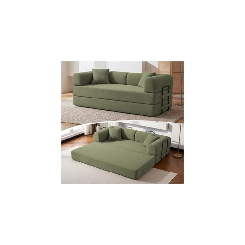 79" Convertible Sleeper Sofa Bed,5-in-1 Boneless Couch for Living Room