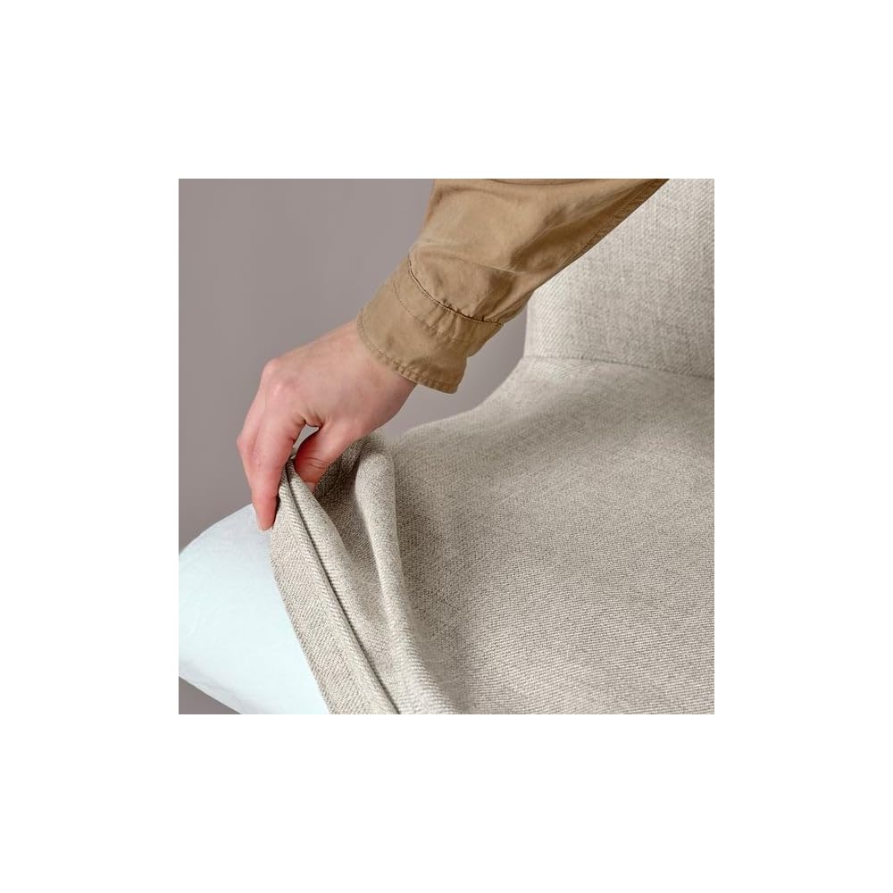 ProTuning ROSENTORP Swivel chair, white/Kilanda beige