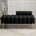 NIOIIKIT 53.2" Loveseat Sofa Couch with Adjustable Backrest, Accent Sofa
